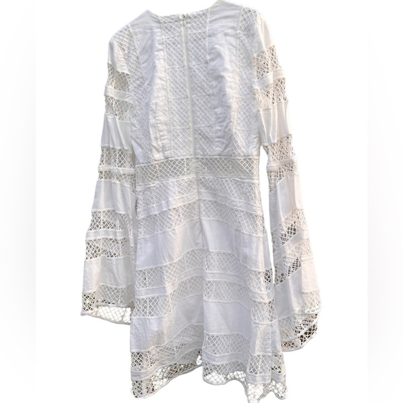 THURLEY Equator long sleeve Dress, size 10- Ivory - Picture 5 of 8